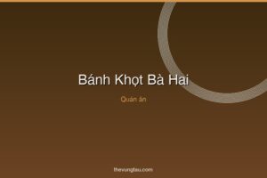 Bánh Khọt Bà Hai