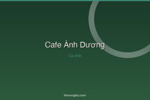 Cafe Ánh Dương