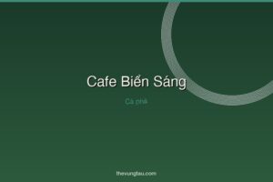 Cafe Biển Sáng
