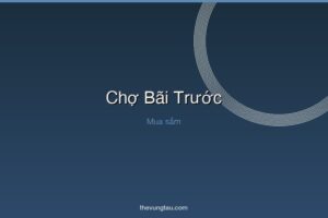 Chợ Bãi Trước