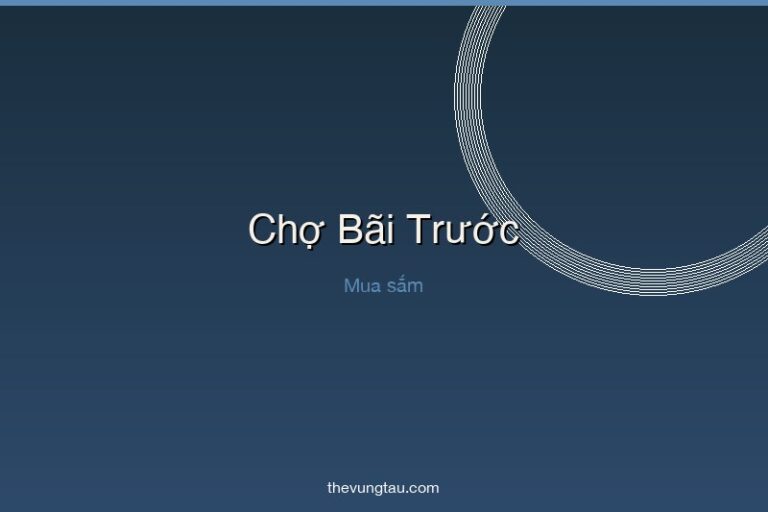 Chợ Bãi Trước