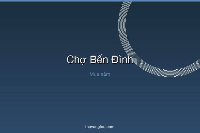 Chợ Bến Đình