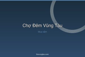 Chợ Đêm Vũng Tàu