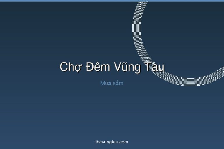 Chợ Đêm Vũng Tàu