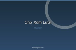 Chợ Xóm Lưới