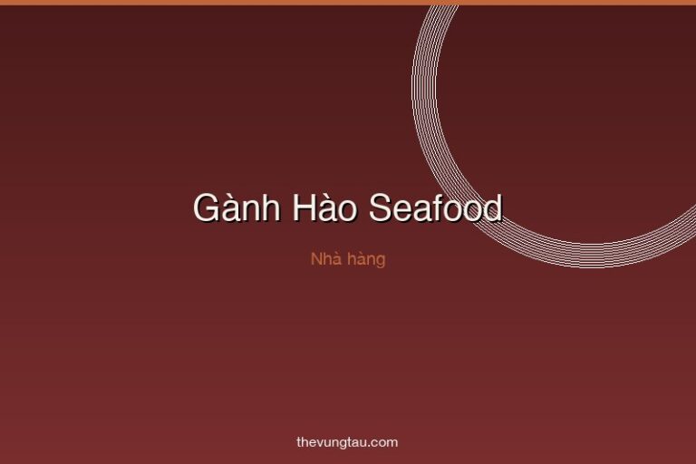 Gành Hào Seafood