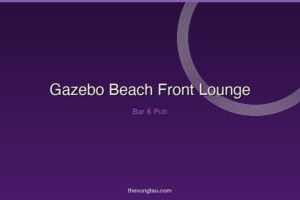 Gazebo Beach Front Lounge