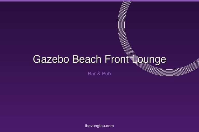 Gazebo Beach Front Lounge