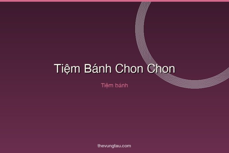 Tiệm Bánh Chon Chon